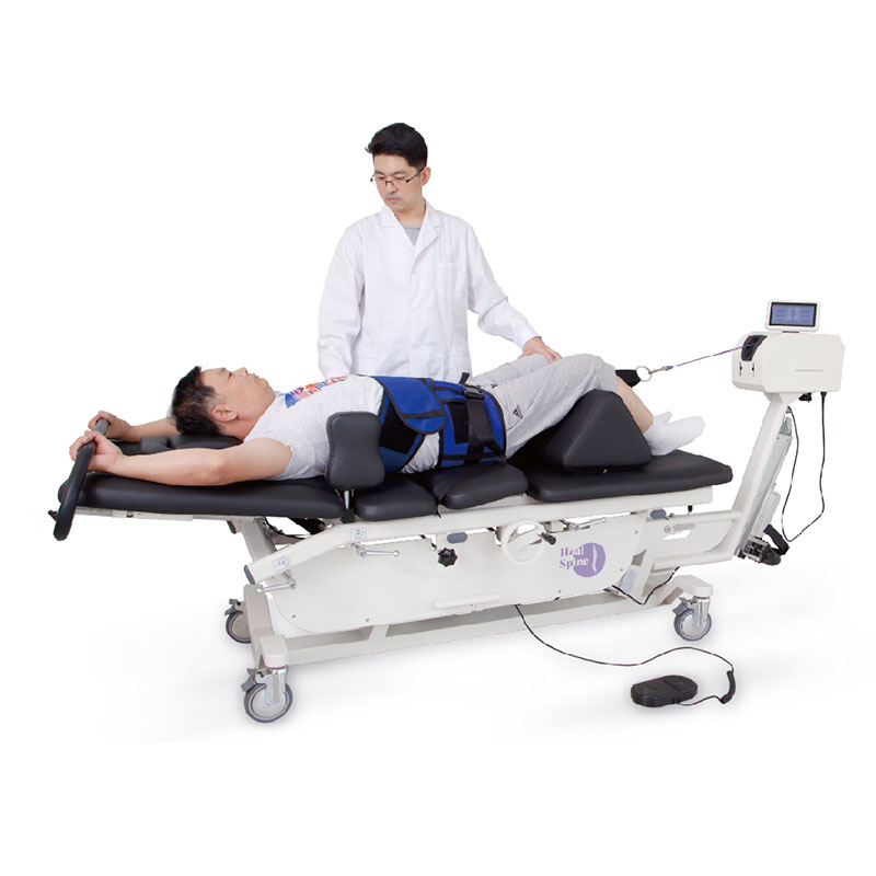 Medical electric patient tilting bed rehabilitation treatment table